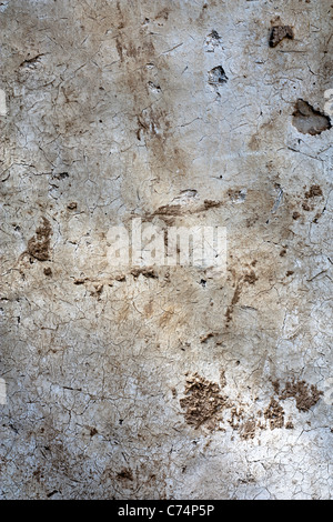 Cracked Plaster Detail on Wall Texture Stock Photo
