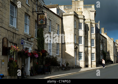 New Street, constructed 1428, in Painswick, near Stroud, Gloucestershire Stock Photo