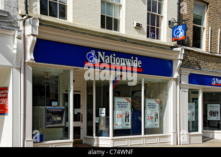 Nationwide building society branch exterior York North Yorkshire England UK United Kingdom GB Great Britain Stock Photo