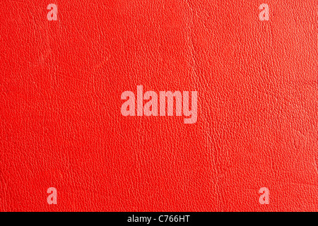 Red leather texture natural leather Stock Photo