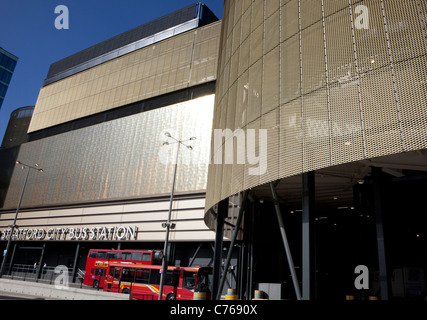 Stratford City Bus Station, London Stock Photo