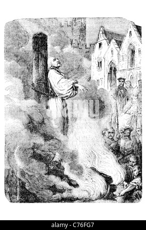 thomas cranmer burned at the stake