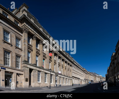 The stunning architecture of Grey Street, Newcastle upon Tyne Stock Photo