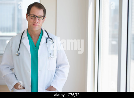 USA, New Jersey, Jersey City, Portrait of doctor Stock Photo