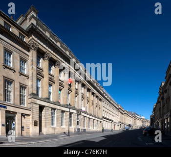 The stunning architecture of Grey Street, Newcastle upon Tyne Stock Photo