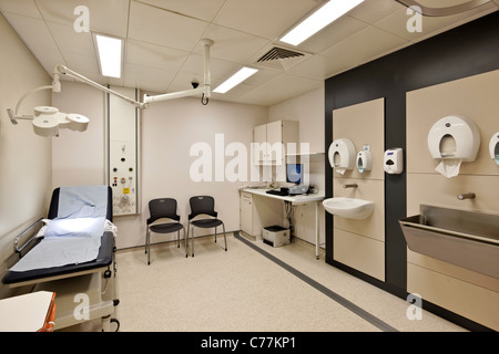 Chelsea and Westminster Hospital - Lower Ground Floor Outpatients Department. Stock Photo