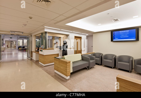 Chelsea and Westminster Hospital - Lower Ground Floor Outpatients Department. Stock Photo