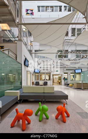 Chelsea and Westminster Hospital - Lower Ground Floor Outpatients Department. Stock Photo