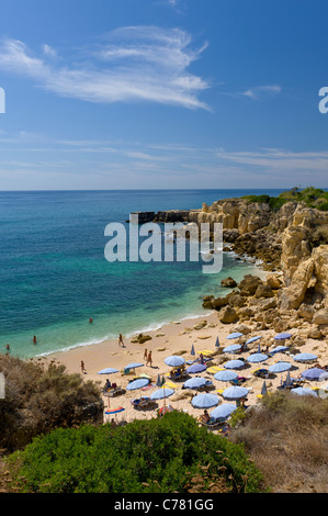 Portugal, the Algarve, Praia do Castelo beach near Albufeira Stock Photo