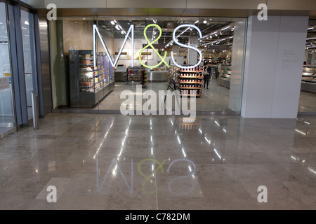 General view of the M&S store at Westfield Stratford City shopping centre on its opening day Stock Photo