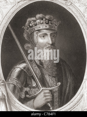 Edward III, 1312 – 1377. King of England. Stock Photo