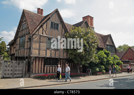 Hall's Croft, the home of Doctor John Hall, in Stratford Upon Avon, Warwickshire, UK. Stock Photo