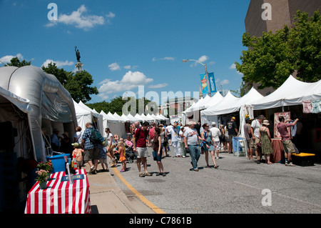 Artscape Free Arts Festival in Baltimore Summer 2011, USA Stock Photo