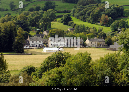 The reopening of the Butchers Arms Crosby Ravensworth, Cumbria. Village residents have successfully campaigned and raised funds Stock Photo