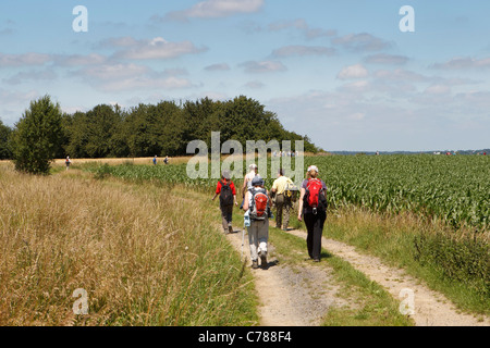 backpackers Stock Photo