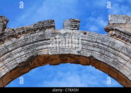 Arch of the church of St Simeon, Syria Stock Photo