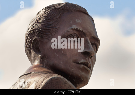 Statue of Ivor Novello in Cardiff Bay Stock Photo