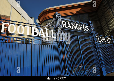 Ibrox stadium, home of Rangers Football Club Stock Photo