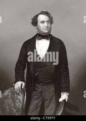 Sir Michael Andrew Angus Costa, 1808 – 1884. Italian-born conductor and composer. Stock Photo