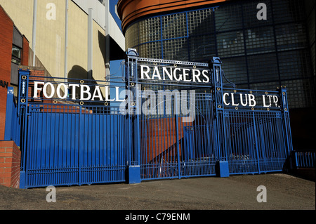 Ibrox stadium, home of Rangers Football Club Stock Photo