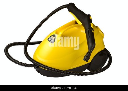 steam cleaner isolated on a white background Stock Photo