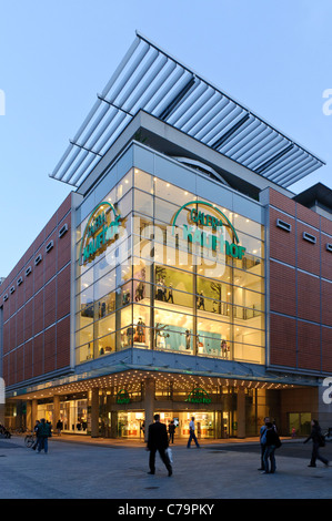 Galleria Kaufhof department store in the Grimmaische Strasse street, shopping street, Leipzig, Saxony, Germany, Europe Stock Photo