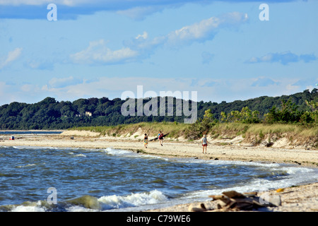 West Meadow Beach on Long Island Sound Stony Brook Long Island NY Stock Photo