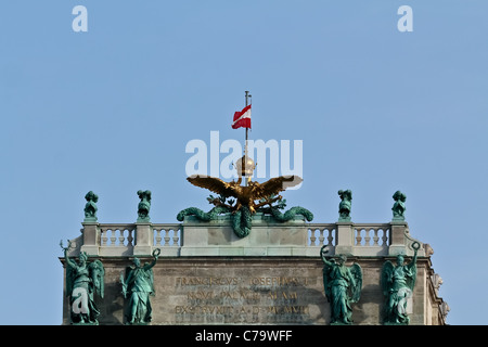 A detail of the emperors' palace in Vienna, Austria Stock Photo