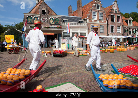 Edam Cheese Market Stock Photo