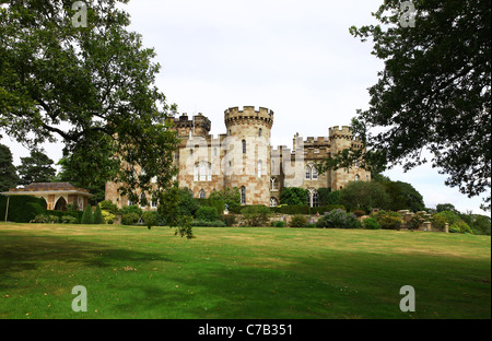 Cholmondeley Castle is a country house in the parish of Cholmondeley, Cheshire, England, UK. Stock Photo