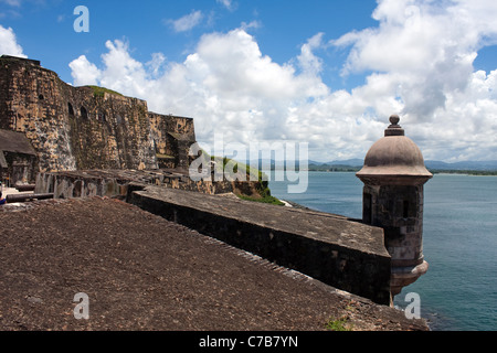 El Morro fort located in Old San Juan Puerto Rico. Stock Photo