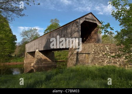 Covered Bridge Stock Photo