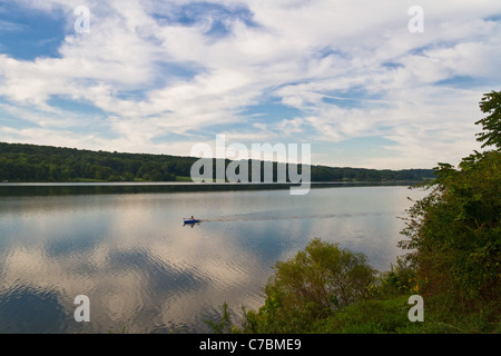 Lake Galena at Peace Valley Park Stock Photo