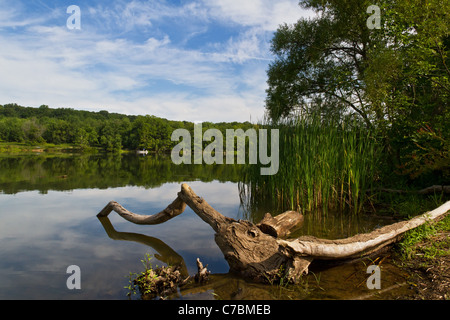 Lake Galena at Peace Valley Park Stock Photo