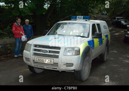 Gleision Colliery miners rescue operation near Cilybebyll, Pontardawe, South Wales, UK. Stock Photo