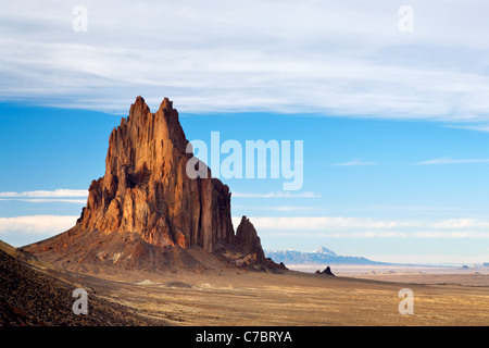 Shiprock Rock, New Mexico, USA Stock Photo