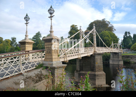 Victoria Bridge, Hereford, England Stock Photo