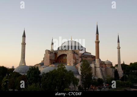 Turkey, Istanbul, Hagia Sophia mosque (aka Aya Sophia, St. Sophia, Haghia Sophia). Stock Photo