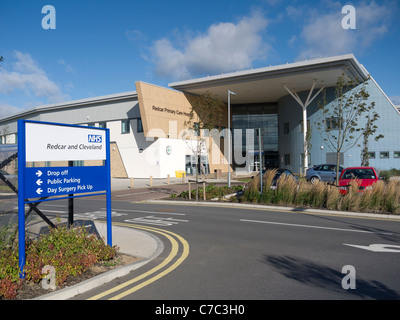 Newly built small primary care hospital Redcar Cleveland Stock Photo