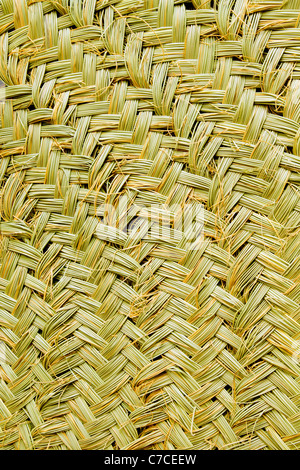 esparto handcrafts texture detail from Majorca Balearic islands in spain Stock Photo