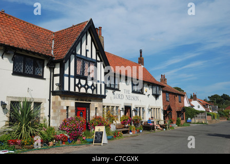 The 'Lord Nelson' public house, Reedham, Norfolk, England. Stock Photo