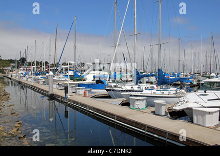 Colorful Marina in Monterey California Stock Photo