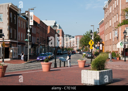 Fells Point in Baltimore Maryland USA Stock Photo
