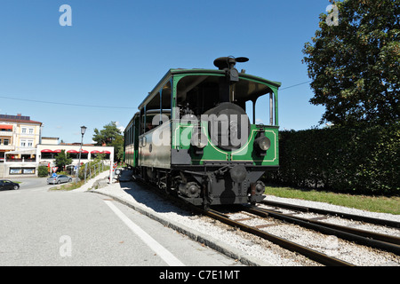 Chiemsee-Bahn Steam Train, Prien Upper Bavaria Germany Stock Photo