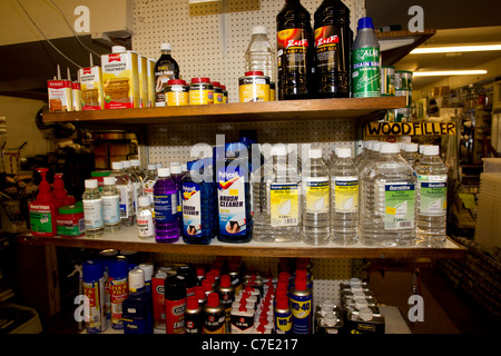 Ironmonger shop - store Musgrave’s of Windermere  a traditional Ironmonger that sells nearly everything for the household Stock Photo