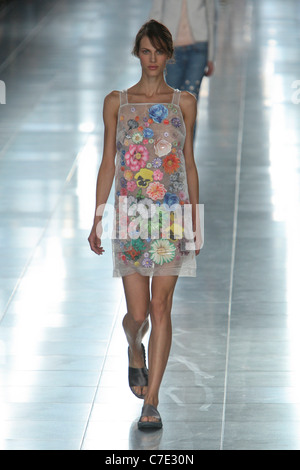 Christopher Kane runway SS 2012 during London Fashion Week at 1 New Change in London on 19 September, 2011. Stock Photo