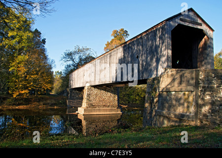 Covered Bridge Stock Photo