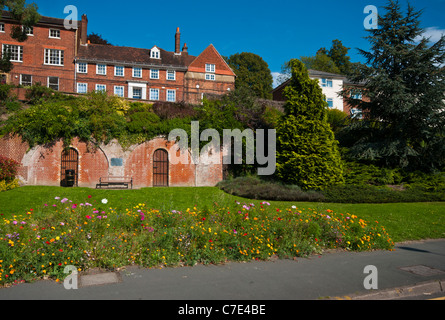 View Up To Quarry Street Guildford Surrey England uk Stock Photo