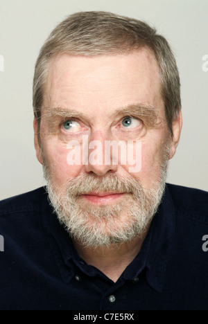 Portrait of a man looking up Stock Photo