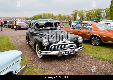 Classic black Buick Eight 1949 Stock Photo